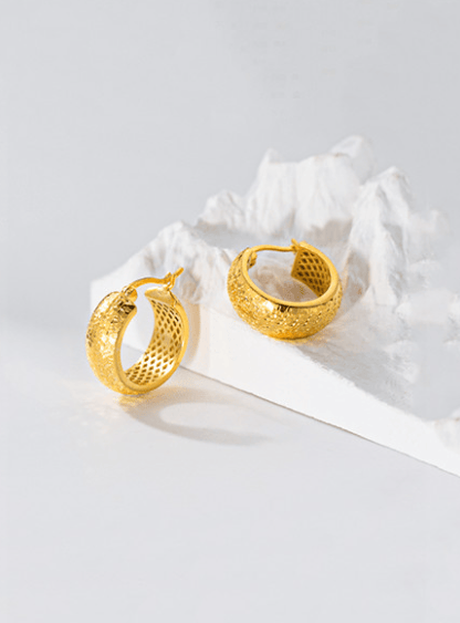 Geometric Minimalist Hoop Earring-Jewelry-Krush Kandy, Women's Online Fashion Boutique Located in Phoenix, Arizona (Scottsdale Area)