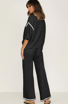 LUXE Contrast Trim 2pc Set-2 Piece Outfit Sets-Krush Kandy, Women's Online Fashion Boutique Located in Phoenix, Arizona (Scottsdale Area)