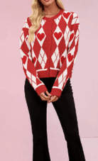 Harley's Heart Knit Cardigan-Cardigan-Krush Kandy, Women's Online Fashion Boutique Located in Phoenix, Arizona (Scottsdale Area)