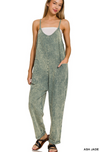 Gold Coast Mineral Washed Jumpsuit Overalls