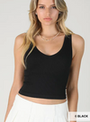 NIKIBIKI Reversible Ribbed Crop Top
