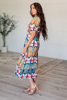 Shaping Reality V-Neck Balloon Sleeve Dress-Dresses-Krush Kandy, Women's Online Fashion Boutique Located in Phoenix, Arizona (Scottsdale Area)