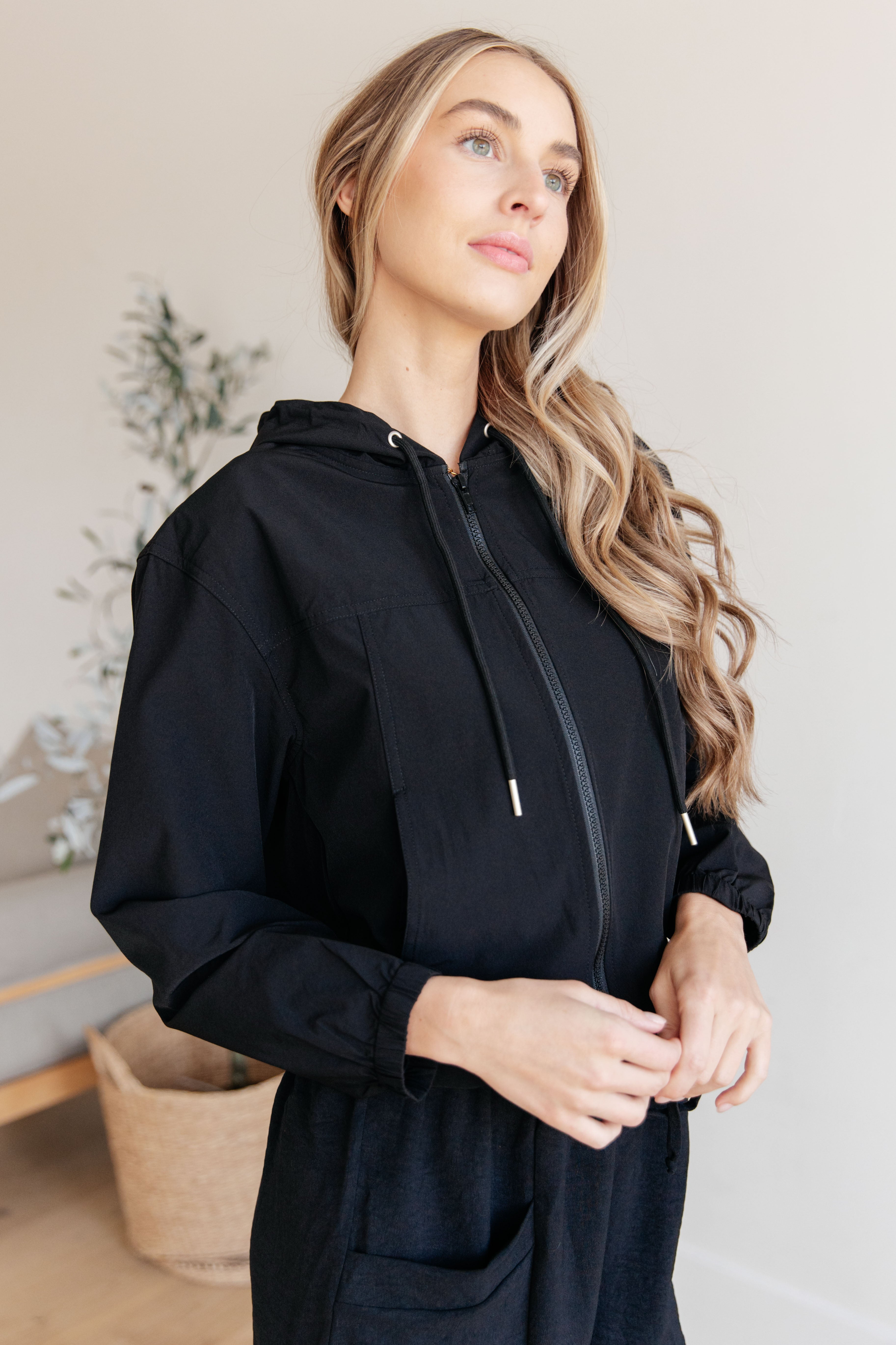 Sky of Only Clouds Zip Up in Black-Sweaters-Krush Kandy, Women's Online Fashion Boutique Located in Phoenix, Arizona (Scottsdale Area)
