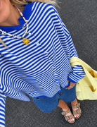 Striped Cardigan Outfit Selfie.png