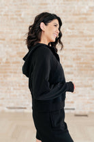 Sun or Shade Zip Up Jacket in Black-Jackets-Krush Kandy, Women's Online Fashion Boutique Located in Phoenix, Arizona (Scottsdale Area)