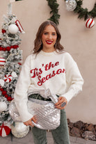 Tis’ the Season Sequin Knit Sweater-Sweater-Krush Kandy, Women's Online Fashion Boutique Located in Phoenix, Arizona (Scottsdale Area)