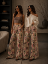 Vintage Rose Postcard Lounge Pants