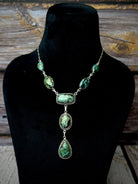 Reya's Stone Drop Necklace-Necklaces-Krush Kandy, Women's Online Fashion Boutique Located in Phoenix, Arizona (Scottsdale Area)