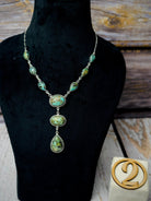 Reya's Stone Drop Necklace-Necklaces-Krush Kandy, Women's Online Fashion Boutique Located in Phoenix, Arizona (Scottsdale Area)