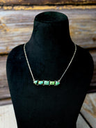 Multi Turquoise Bar Necklaces-Necklaces-Krush Kandy, Women's Online Fashion Boutique Located in Phoenix, Arizona (Scottsdale Area)