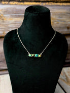 Multi Turquoise Bar Necklaces-Necklaces-Krush Kandy, Women's Online Fashion Boutique Located in Phoenix, Arizona (Scottsdale Area)