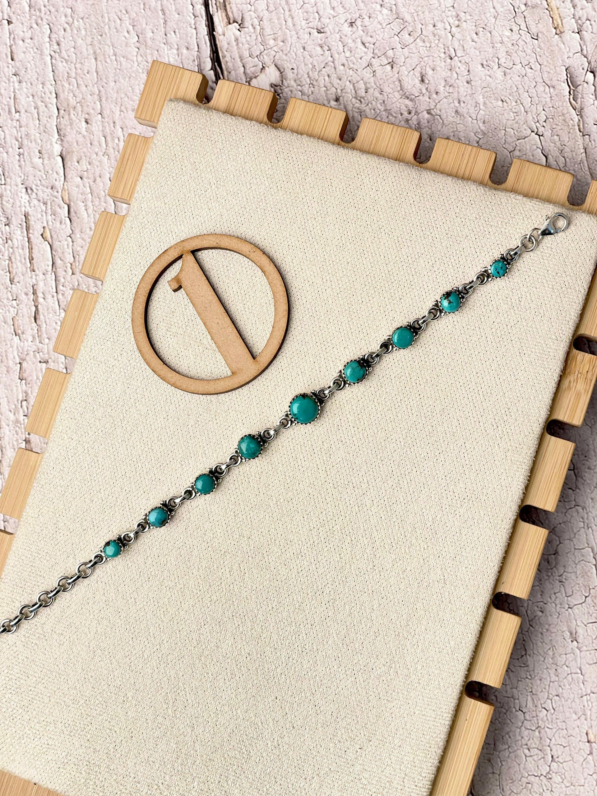 One Of A Kind Hubei Turquoise Bracelets-Bracelets-Krush Kandy, Women's Online Fashion Boutique Located in Phoenix, Arizona (Scottsdale Area)