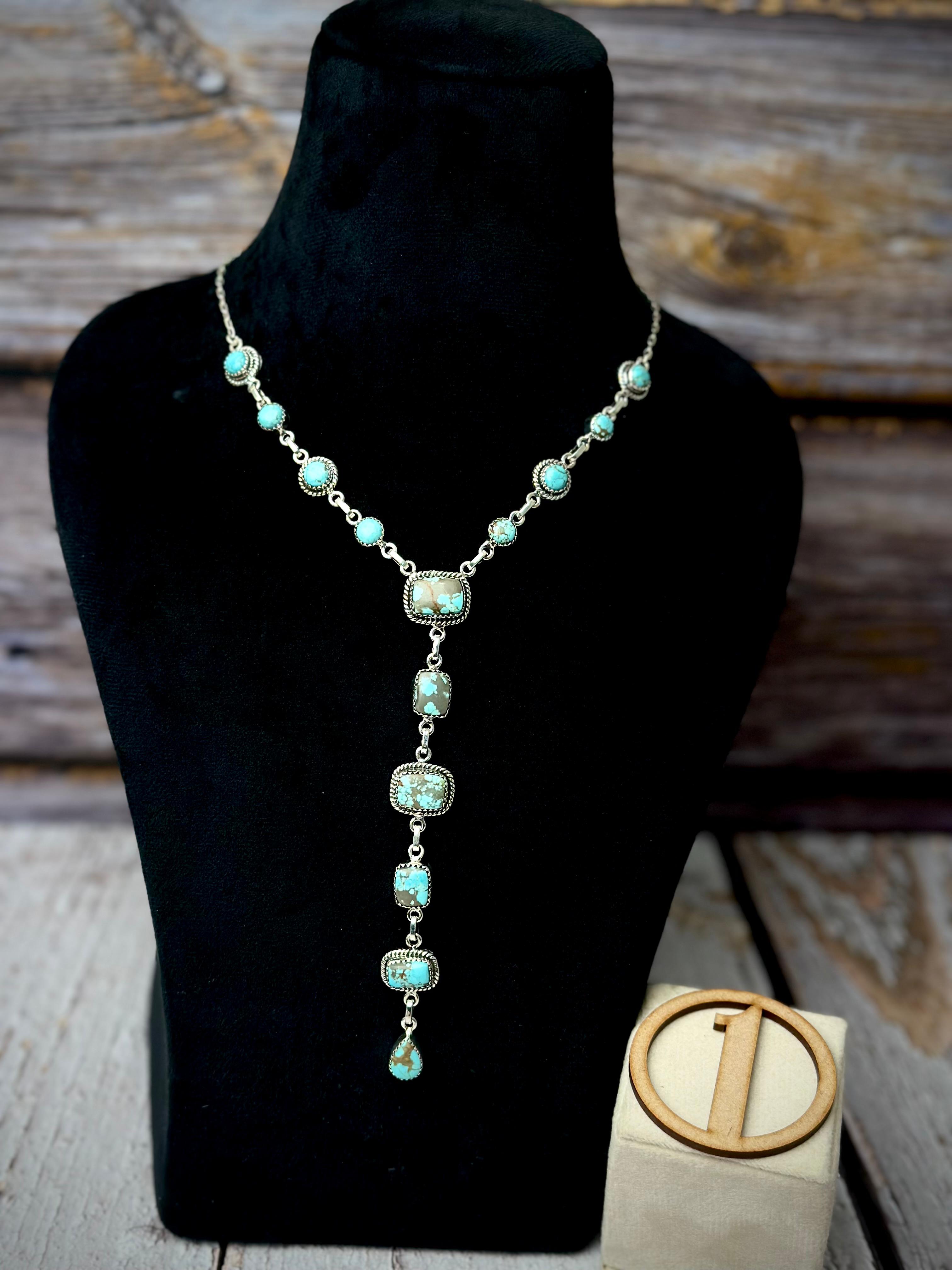 Dreamy Turquoise Stone Drop Necklaces-Necklaces-Krush Kandy, Women's Online Fashion Boutique Located in Phoenix, Arizona (Scottsdale Area)