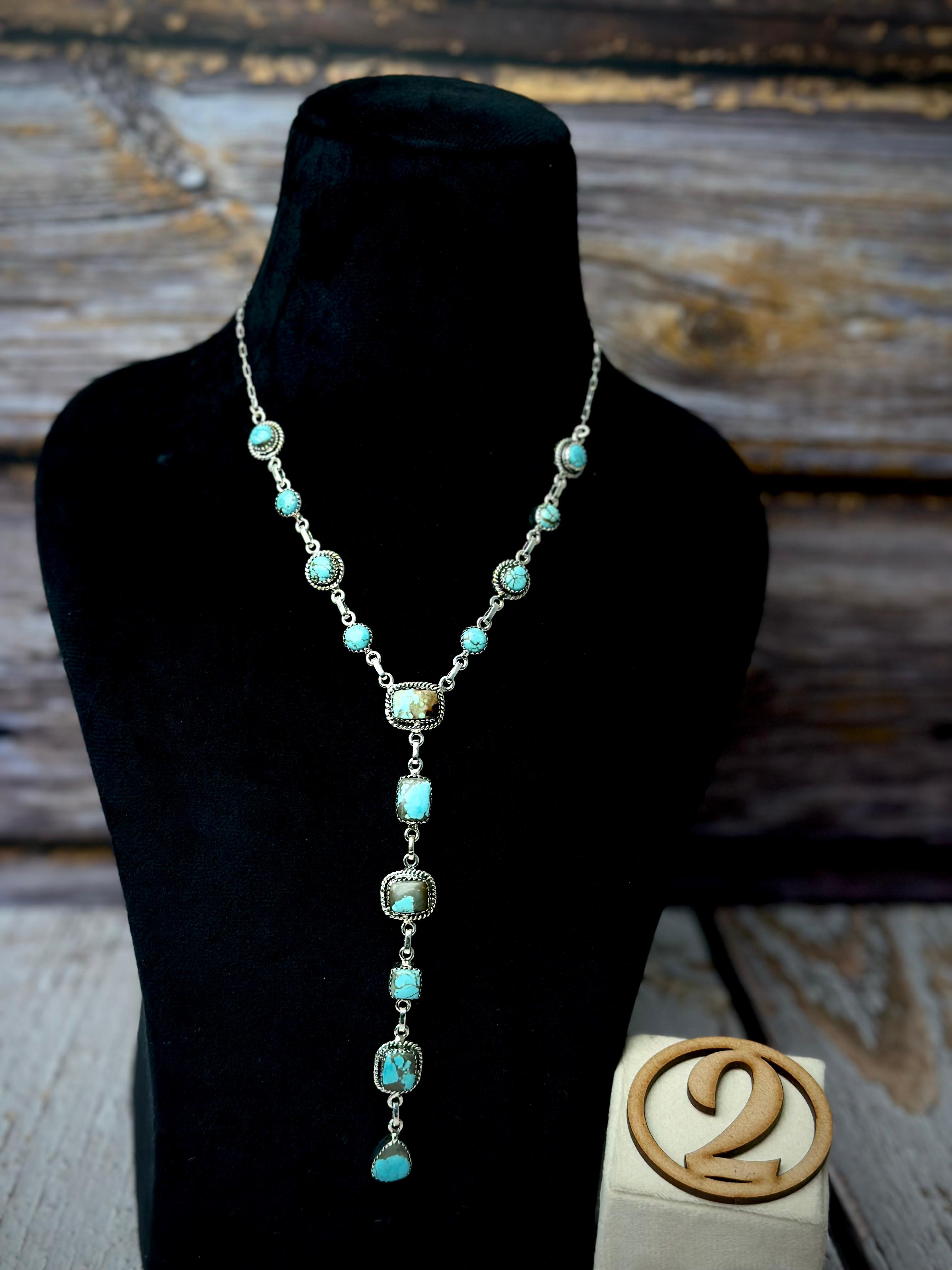 Dreamy Turquoise Stone Drop Necklaces-Necklaces-Krush Kandy, Women's Online Fashion Boutique Located in Phoenix, Arizona (Scottsdale Area)