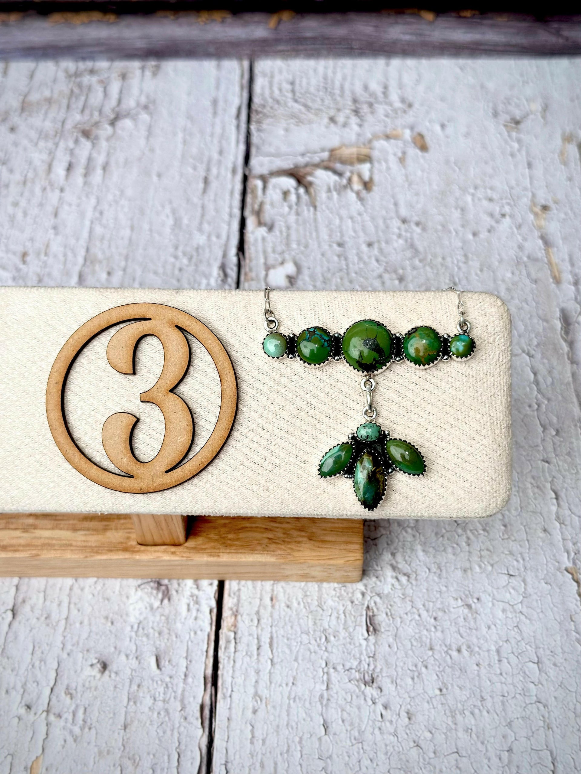 Desert Blosso Hubei Turquoise Necklace-Necklaces-Krush Kandy, Women's Online Fashion Boutique Located in Phoenix, Arizona (Scottsdale Area)