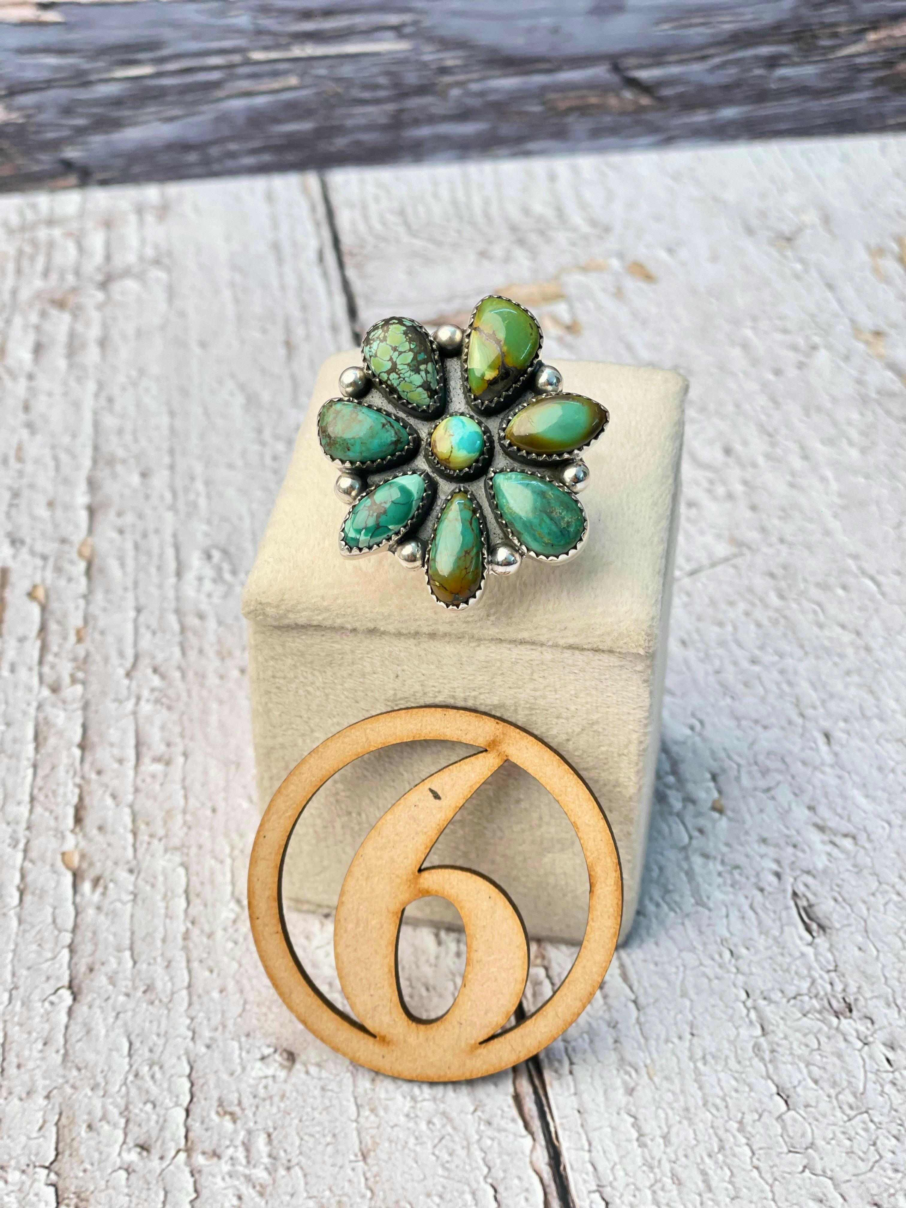 Desert Bloom Hubei Cluster Rings-Ring Sizers-Krush Kandy, Women's Online Fashion Boutique Located in Phoenix, Arizona (Scottsdale Area)
