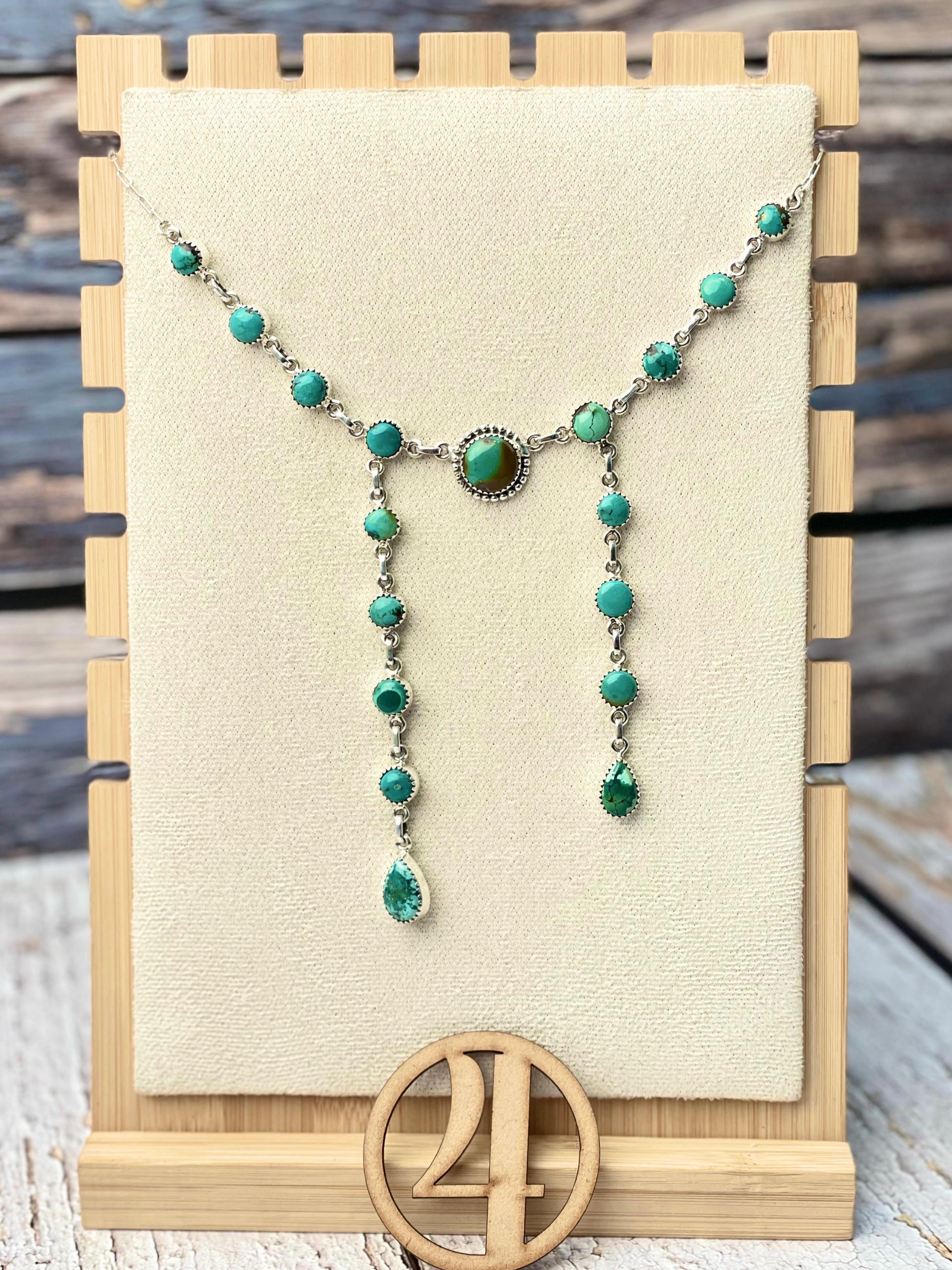 Darlin' Desert Turquoise Necklace-Necklaces-Krush Kandy, Women's Online Fashion Boutique Located in Phoenix, Arizona (Scottsdale Area)