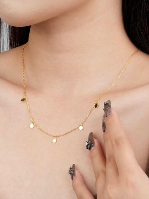 Minimalist Tassel Geometric Necklace-Necklaces-Krush Kandy, Women's Online Fashion Boutique Located in Phoenix, Arizona (Scottsdale Area)