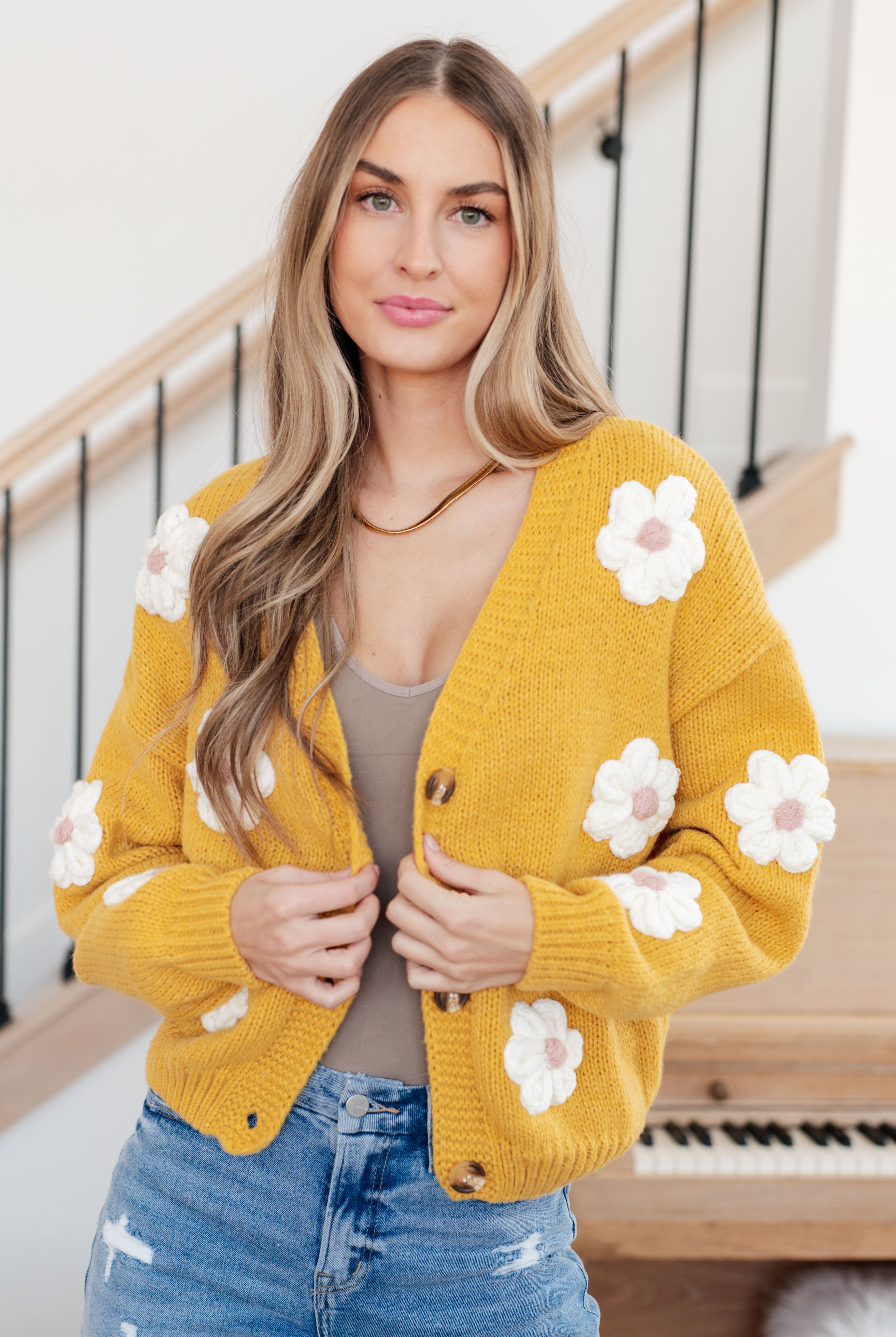 You're Enough Floral Cardigan-Cardigans-Krush Kandy, Women's Online Fashion Boutique Located in Phoenix, Arizona (Scottsdale Area)
