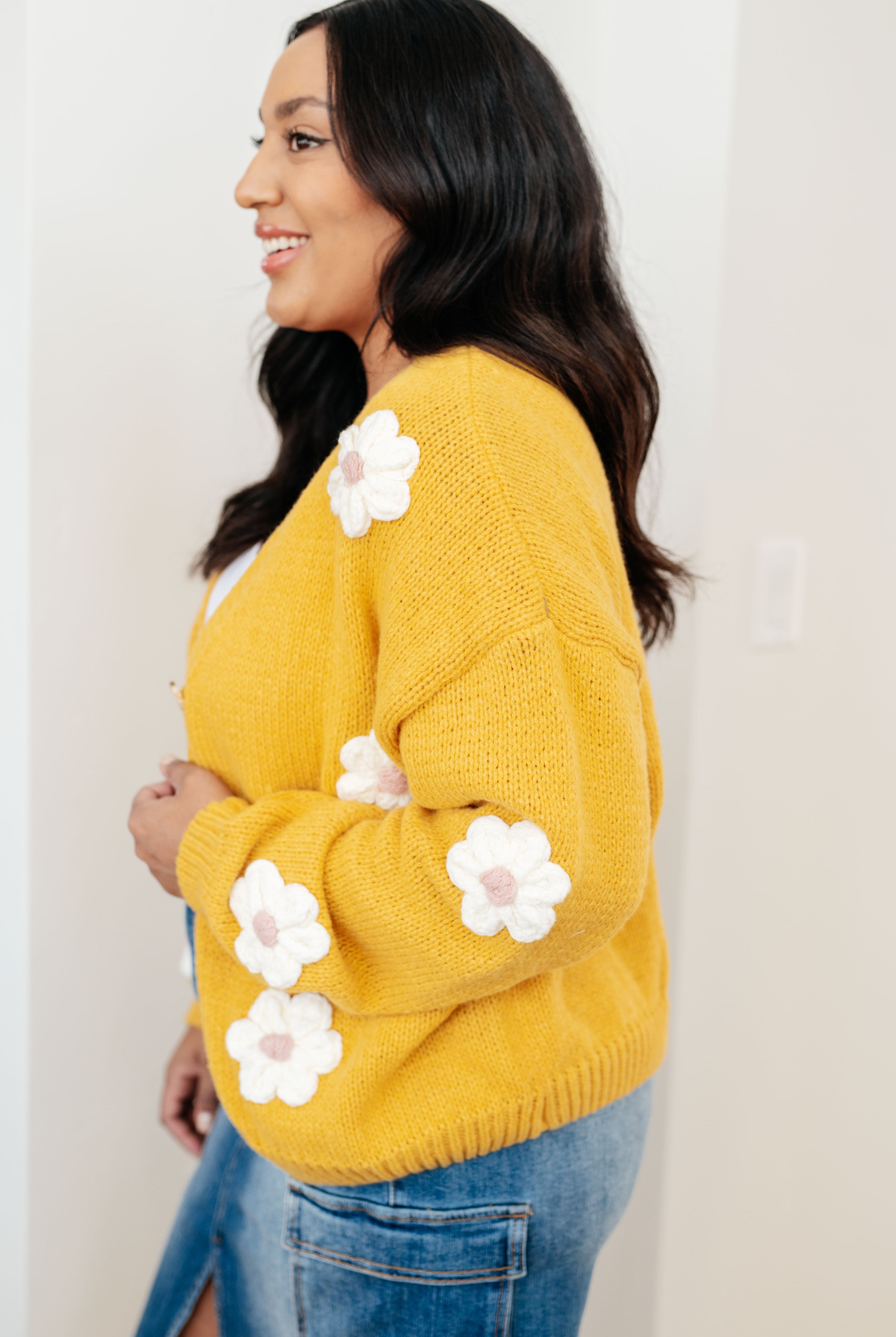 You're Enough Floral Cardigan-Cardigans-Krush Kandy, Women's Online Fashion Boutique Located in Phoenix, Arizona (Scottsdale Area)