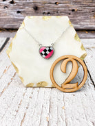 Kandy Hearts Stripe & Checkered Necklaces-Necklaces-Krush Kandy, Women's Online Fashion Boutique Located in Phoenix, Arizona (Scottsdale Area)