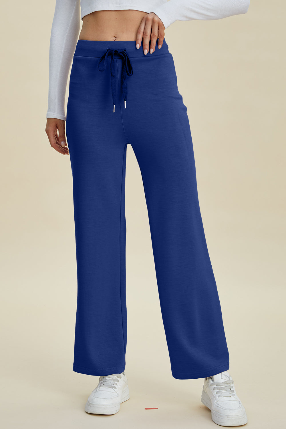 Basic Bae Full Size Air Scuba Drawstring Wide Leg Pants-Pants-Krush Kandy, Women's Online Fashion Boutique Located in Phoenix, Arizona (Scottsdale Area)