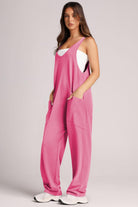 Wide Strap Jumpsuit with Pockets-Jumpsuits & Rompers-Krush Kandy, Women's Online Fashion Boutique Located in Phoenix, Arizona (Scottsdale Area)