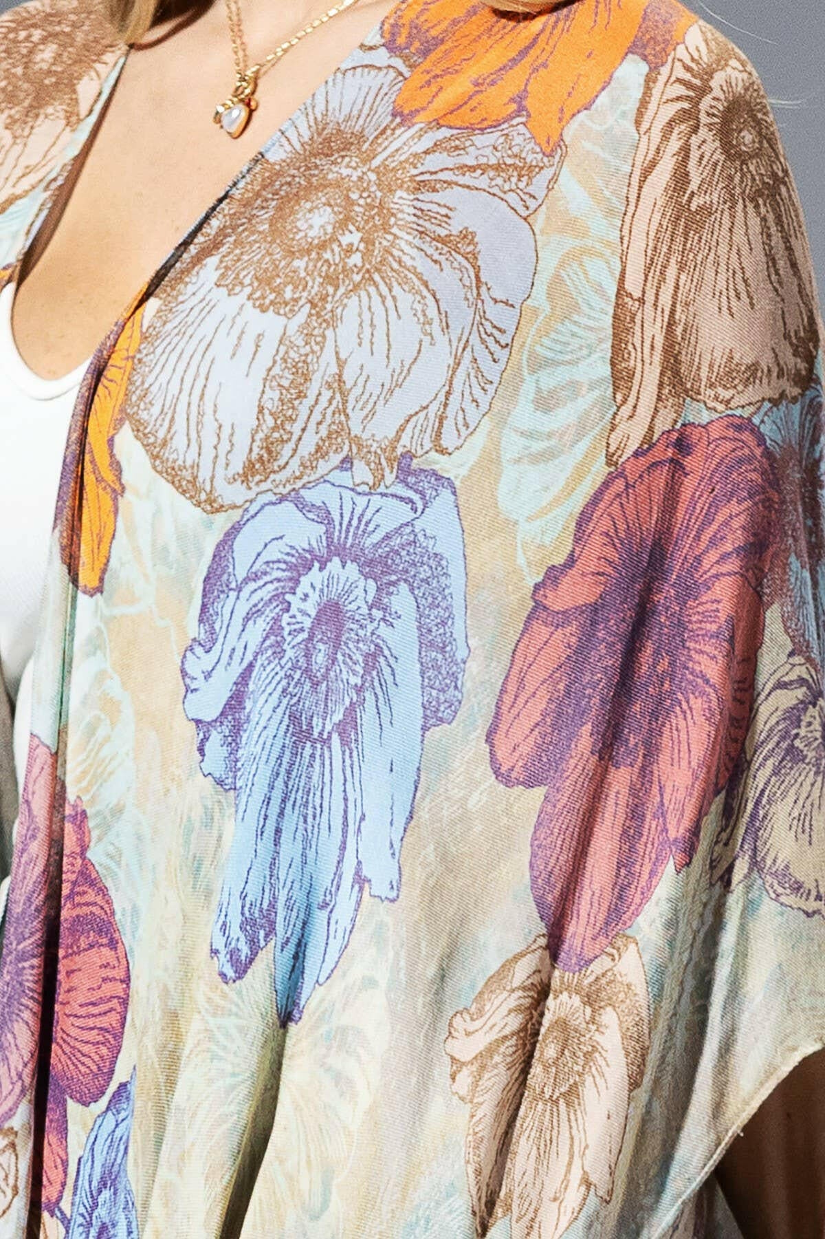 Blooming Field Kimono-Kimono-Krush Kandy, Women's Online Fashion Boutique Located in Phoenix, Arizona (Scottsdale Area)