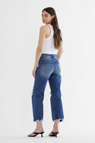 Mica 90s Vintage Relaxed Crop Flare Jeans-Denim-Krush Kandy, Women's Online Fashion Boutique Located in Phoenix, Arizona (Scottsdale Area)