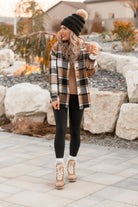 Kristyn's Fall Plaid Shacket | S-2X, 3 Colors-Jackets-Krush Kandy, Women's Online Fashion Boutique Located in Phoenix, Arizona (Scottsdale Area)