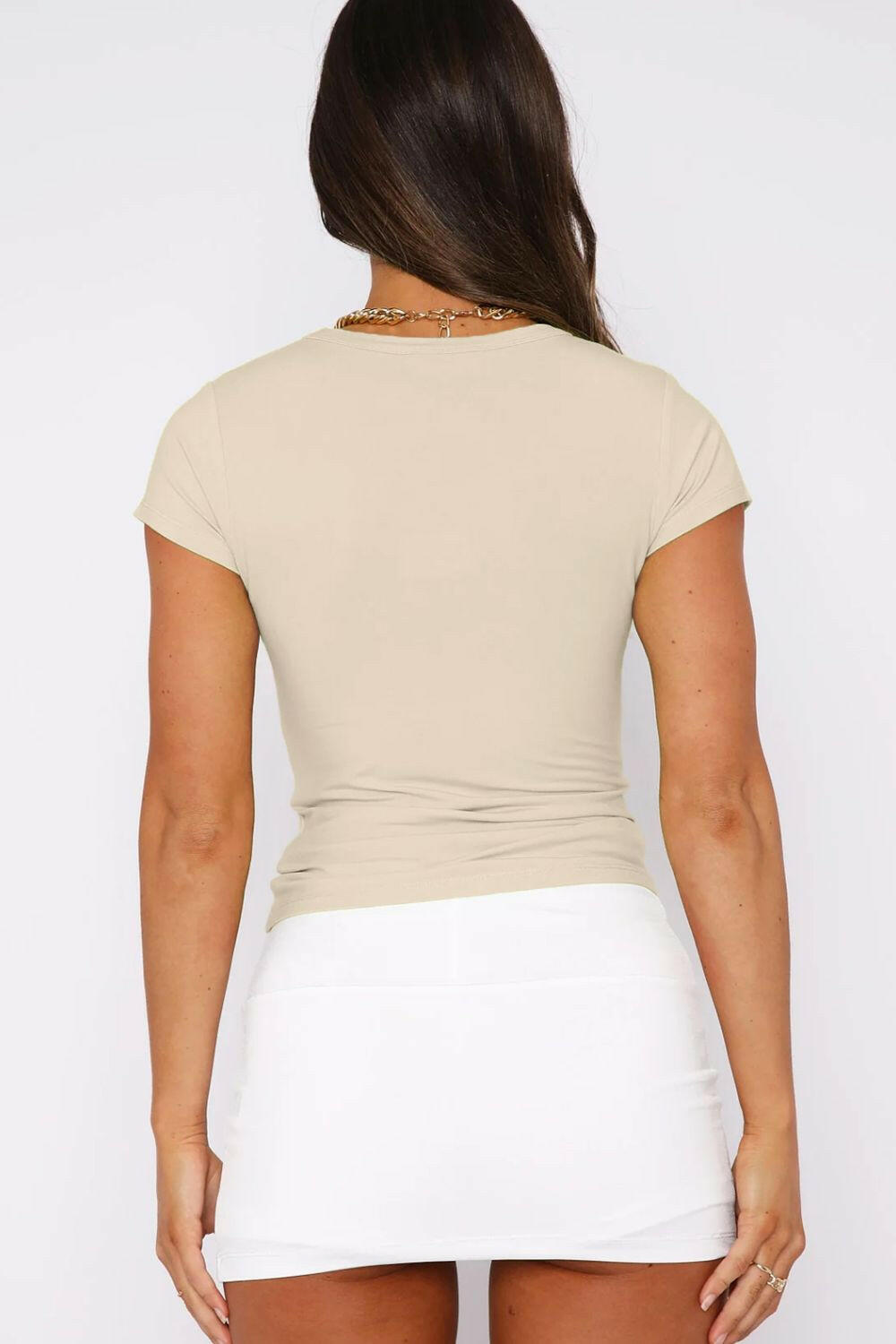 Crewneck Short Sleeve Tee-Krush Kandy, Women's Online Fashion Boutique Located in Phoenix, Arizona (Scottsdale Area)