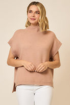 Sleeveless Knit Sweater Vest-Sweaters-Krush Kandy, Women's Online Fashion Boutique Located in Phoenix, Arizona (Scottsdale Area)