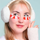 Christmas Holiday Candy Cane Cutie Depuffing Undereye Masks-Accessories-Krush Kandy, Women's Online Fashion Boutique Located in Phoenix, Arizona (Scottsdale Area)