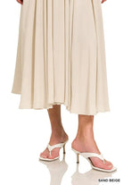 Woven Crinkle Gauze Crop Tee and Skirt Set-2 Piece Outfit Sets-Krush Kandy, Women's Online Fashion Boutique Located in Phoenix, Arizona (Scottsdale Area)