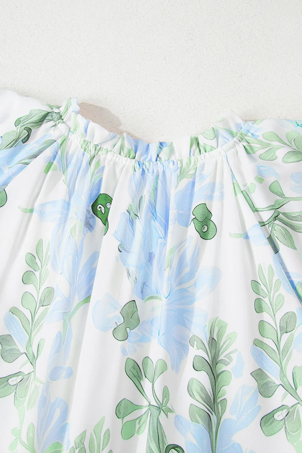 Floral Contrast Edge Layered Short Sleeve Mini Dress-dresses-Krush Kandy, Women's Online Fashion Boutique Located in Phoenix, Arizona (Scottsdale Area)