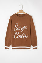 See You, Cowboy! Sweater-Sweaters-Krush Kandy, Women's Online Fashion Boutique Located in Phoenix, Arizona (Scottsdale Area)
