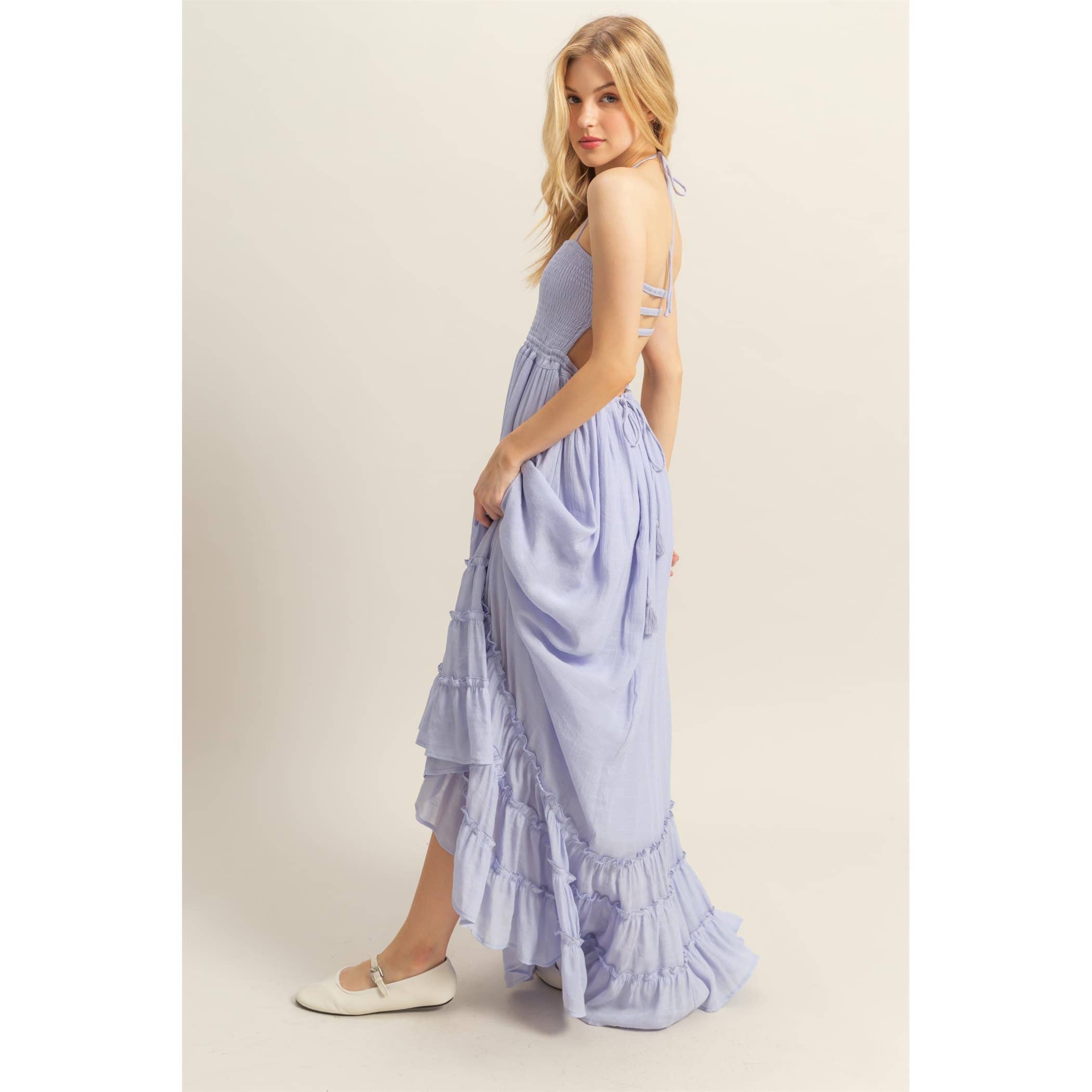 Twirl Away Tiered Maxi Dress-Dresses-Krush Kandy, Women's Online Fashion Boutique Located in Phoenix, Arizona (Scottsdale Area)