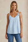 3d Twisted Flower Tank Top