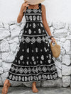 Printed Square Neck Maxi Cami Dress-Dresses-Krush Kandy, Women's Online Fashion Boutique Located in Phoenix, Arizona (Scottsdale Area)