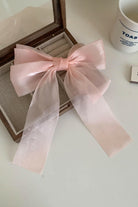Pink Bow Hair Clip-Hair Accessories-Krush Kandy, Women's Online Fashion Boutique Located in Phoenix, Arizona (Scottsdale Area)