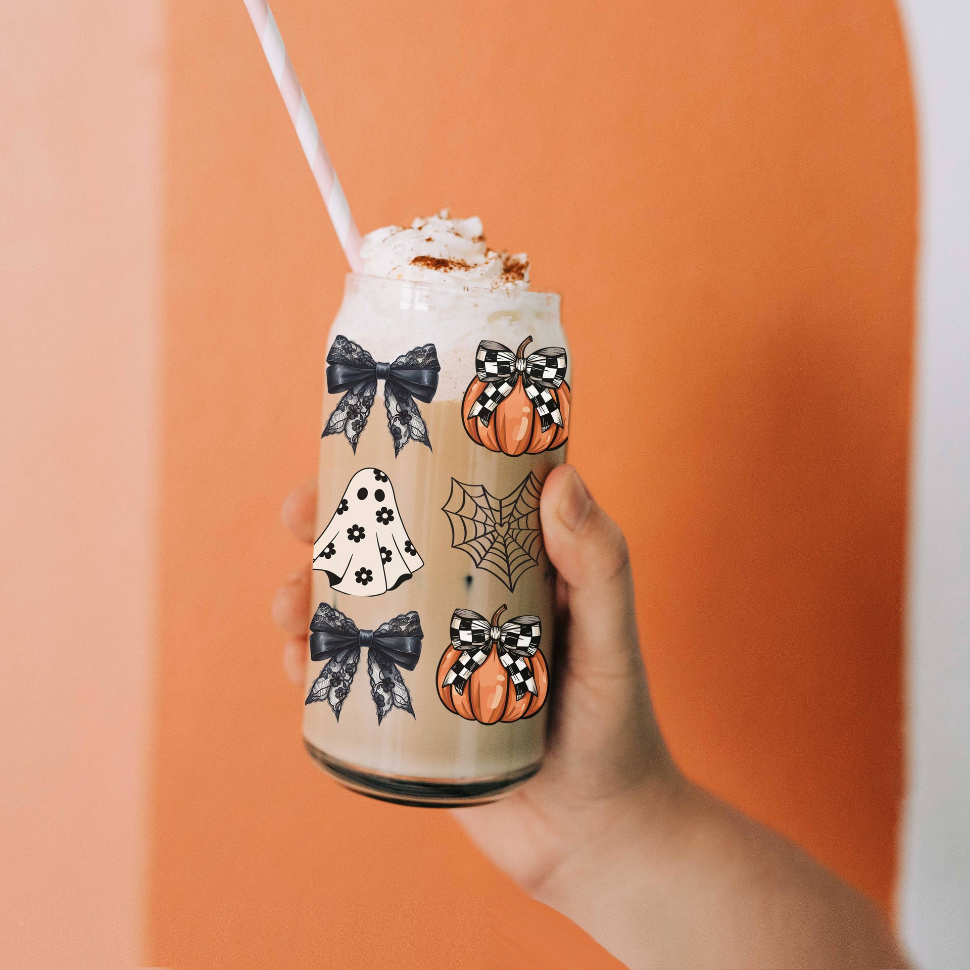 Cutest Halloween Fall Glass Cup | 20oz-Accessories-Krush Kandy, Women's Online Fashion Boutique Located in Phoenix, Arizona (Scottsdale Area)