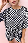 Checkmate Lounge Set-2 Piece Outfit Sets-Krush Kandy, Women's Online Fashion Boutique Located in Phoenix, Arizona (Scottsdale Area)