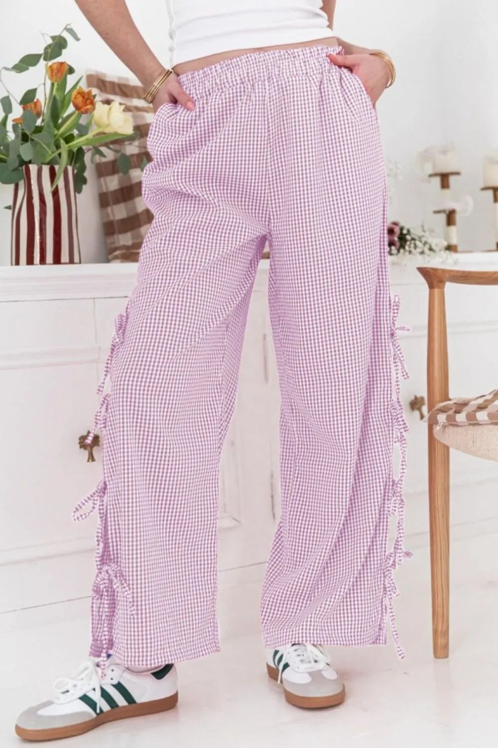 Side Tied Pants with Pockets-pants-Krush Kandy, Women's Online Fashion Boutique Located in Phoenix, Arizona (Scottsdale Area)