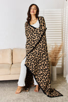 Cuddley Leopard Decorative Throw Blanket-Blankets-Krush Kandy, Women's Online Fashion Boutique Located in Phoenix, Arizona (Scottsdale Area)