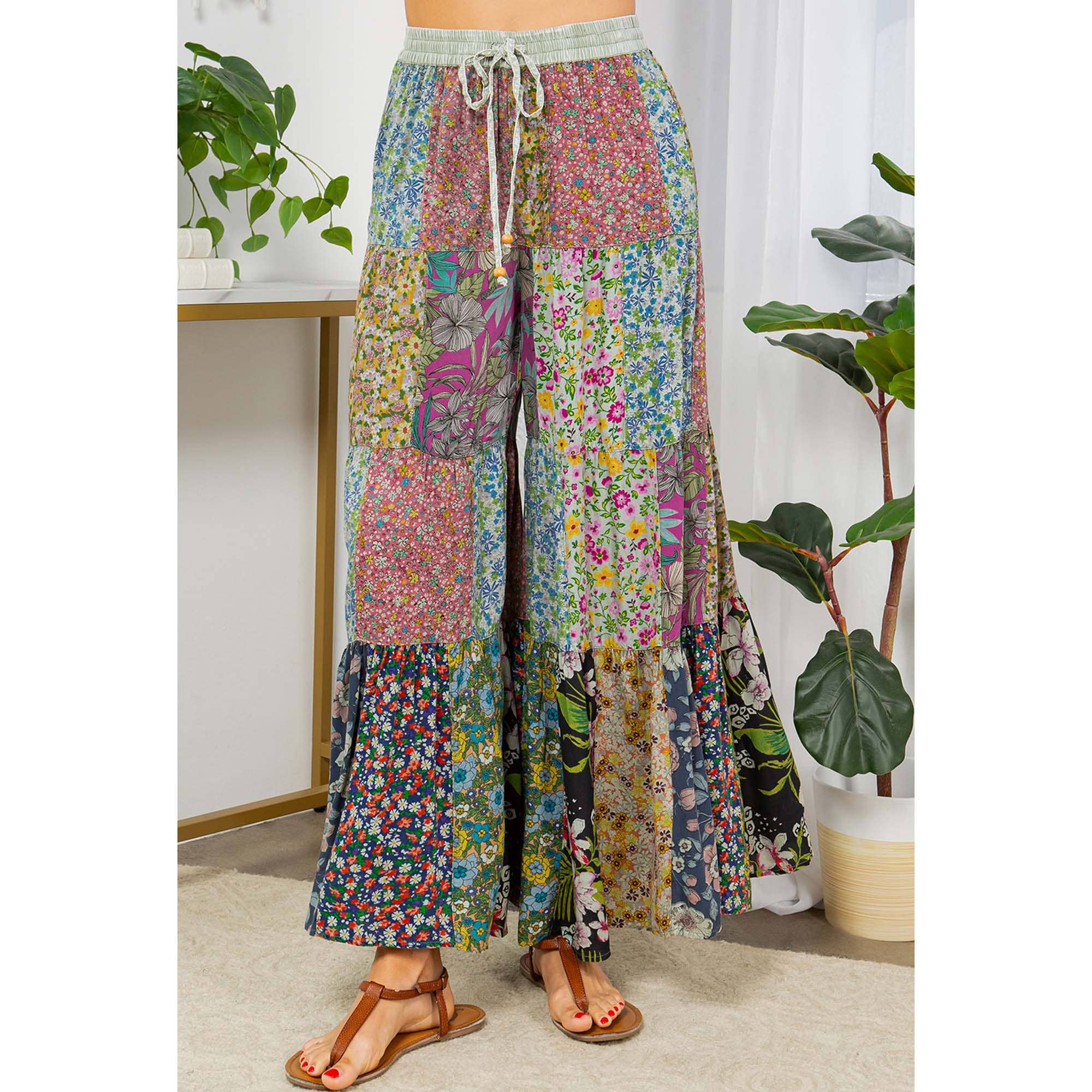 Boho Patchwork Maxi Skirt-Skirts-Krush Kandy, Women's Online Fashion Boutique Located in Phoenix, Arizona (Scottsdale Area)