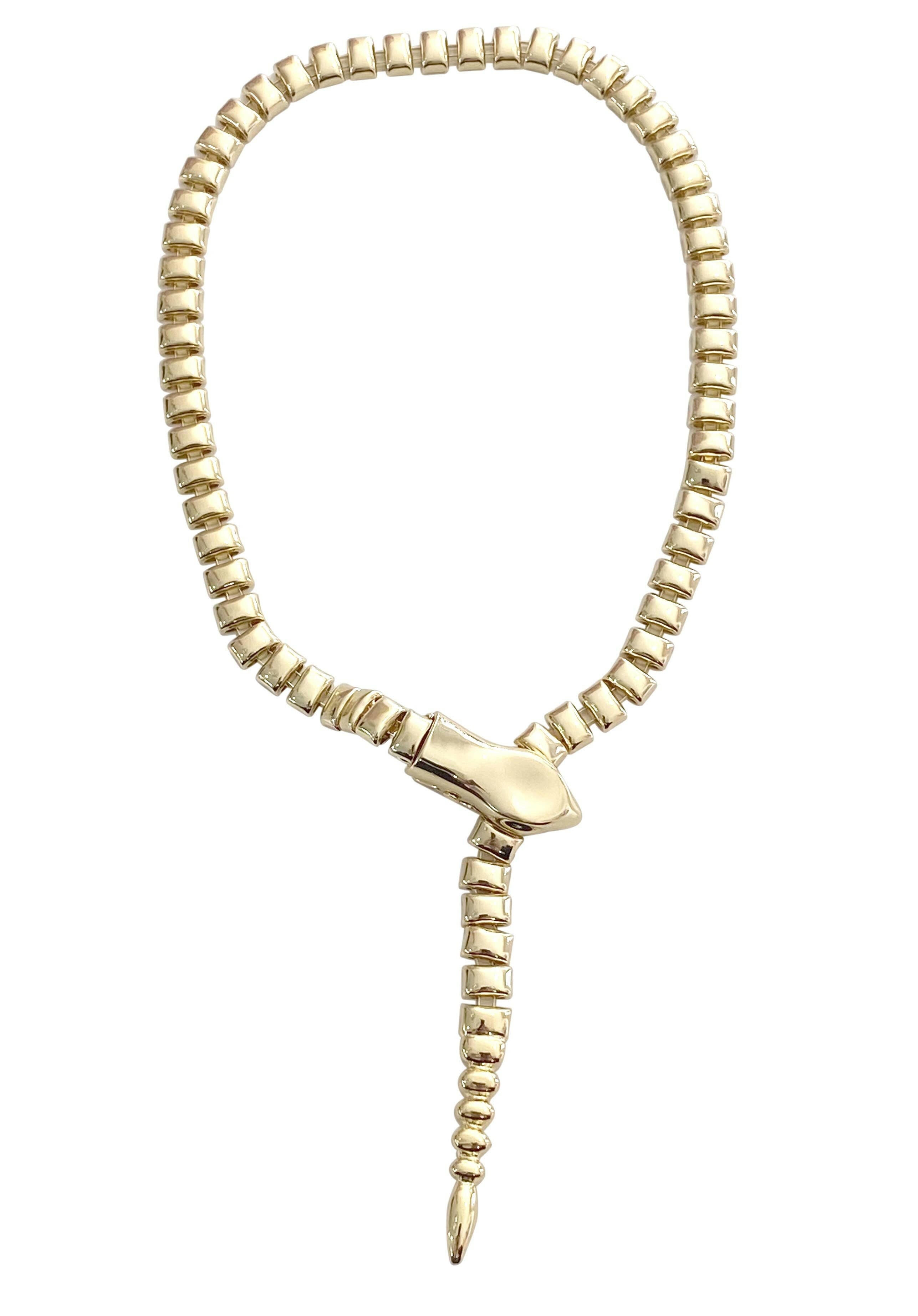 Snake Necklace-Necklace-Krush Kandy, Women's Online Fashion Boutique Located in Phoenix, Arizona (Scottsdale Area)