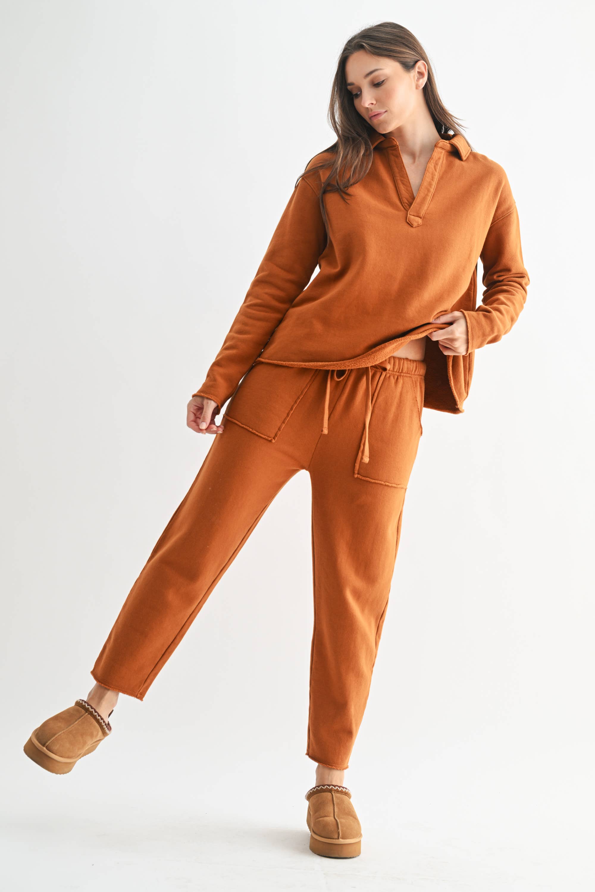 Straight Leg Lounge Pants-Bottoms-Krush Kandy, Women's Online Fashion Boutique Located in Phoenix, Arizona (Scottsdale Area)