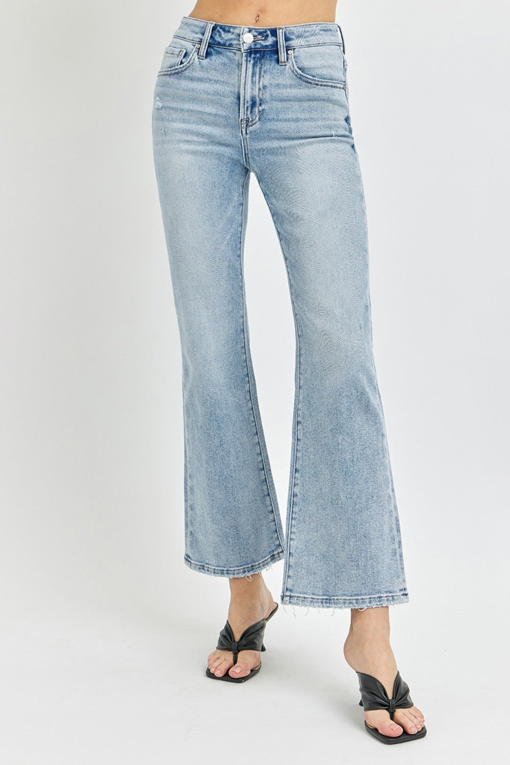 RISEN Full Size High Rise Ankle Flare Jeans-Krush Kandy, Women's Online Fashion Boutique Located in Phoenix, Arizona (Scottsdale Area)