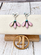 Dreamy Opal Bow Cluster Earrings-Earrings-Krush Kandy, Women's Online Fashion Boutique Located in Phoenix, Arizona (Scottsdale Area)