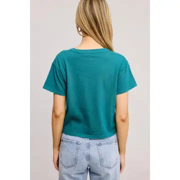 Free Bird Vintage Graphic S/S Seamless Faux Crop PREORDER-Graphic Tees-Krush Kandy, Women's Online Fashion Boutique Located in Phoenix, Arizona (Scottsdale Area)